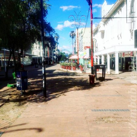First Street in Harare: shut down by social media campaign. Photo Zimbabwe in Pics