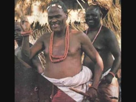 The late Hubert Ogunde in one of his films