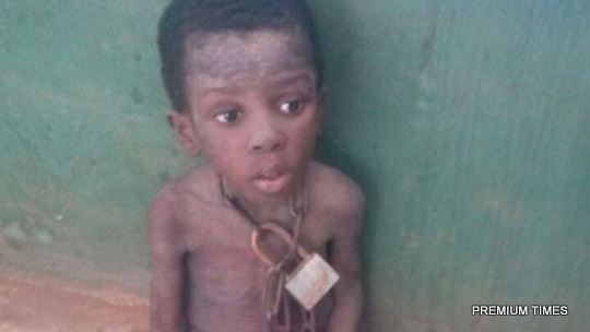 FILE PHOTO: Korede Taiwo who was chained by his father