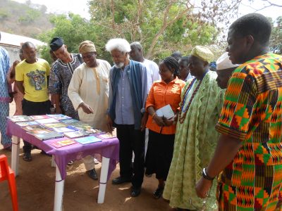 WS in Ebedi inspecting books by residents