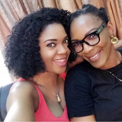 Two of the actresses of Okafor's Law by Omoni Oboli