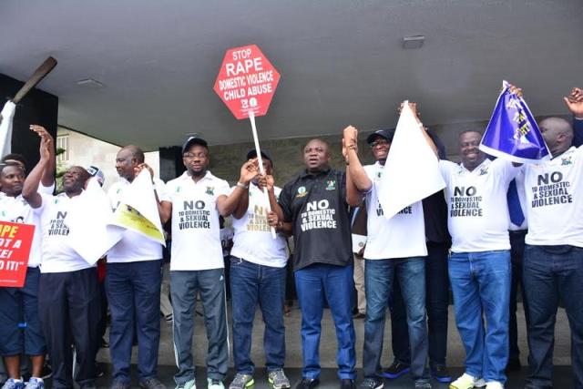 Ambode and others during the walk