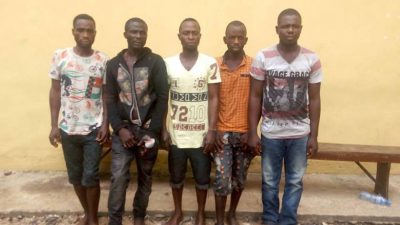 Suspected kidnappers in Lagos