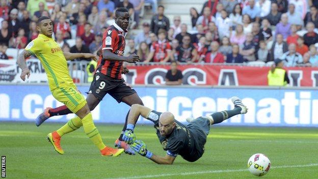 Balotelli scored one of the goals