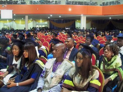 Graduands at the convocation ceremony