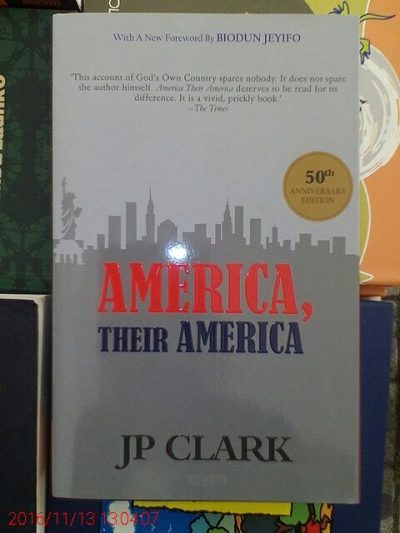 The book, America, Their America, authored by JP Clark