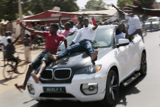 Jubilation in Gambia of Jammeh's defeat