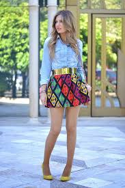 girl wearing short skirt
