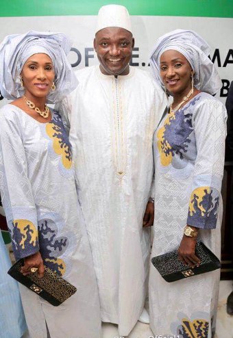 Adama Barrow and his wives