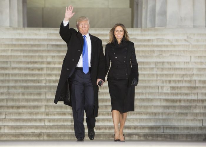 Trump and wife