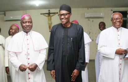Buhari and a Priest