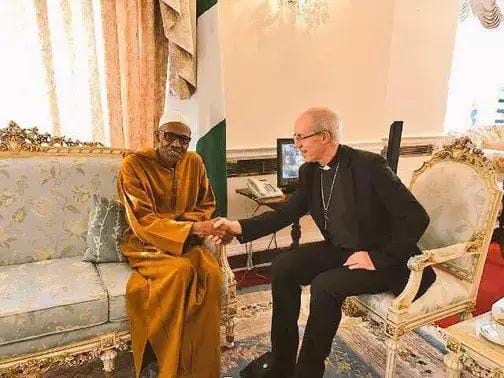 Buhari receives ArchBishop of Canterbury