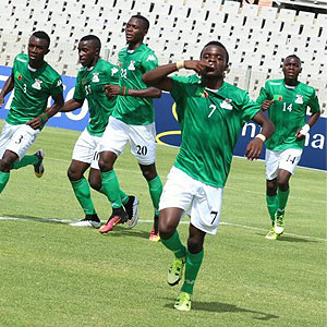 Members of the Zambia-U20 team