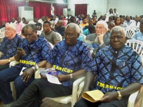 The celebrated icons, from right, Ayo Banjo, Ayo Bamgbose, Munzali Jubril and David Jowitt