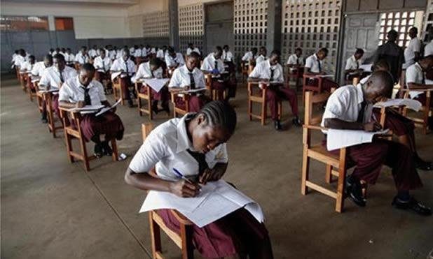 Students Writing NCEE Exam