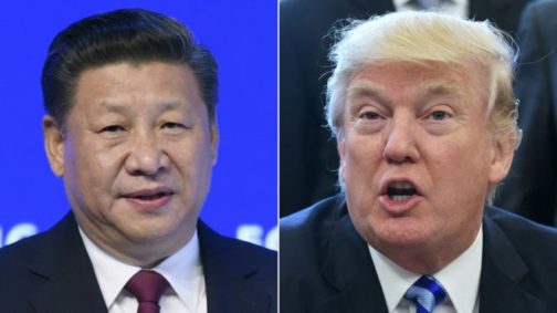 China's President Xi Jinping and U.S President Donald Trump