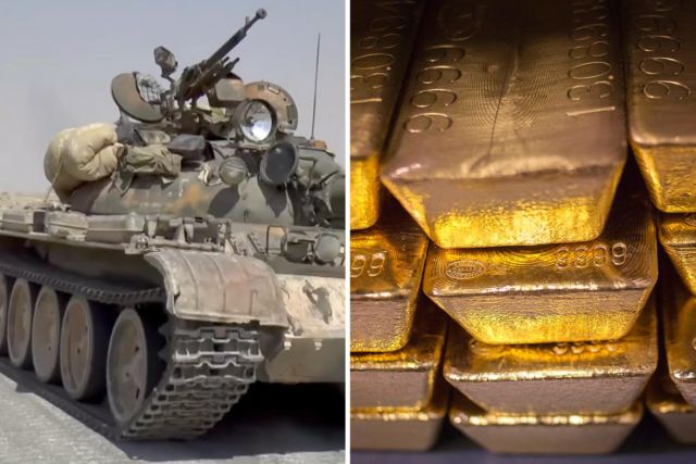Saddam Hussein S Gold Discovered In T 54 Iraqi Tank P M News