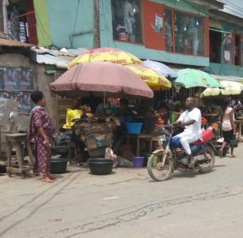 Activities ongoing at Ketu Alapere Market