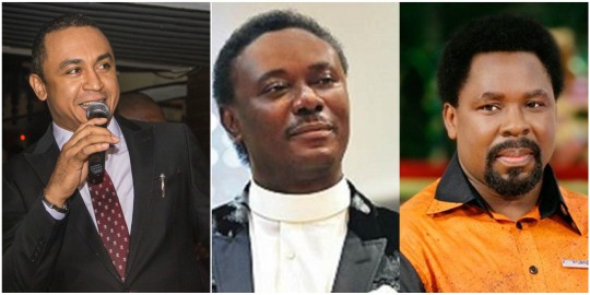 Daddy Freeze, Chris Okotie and TB Joshua