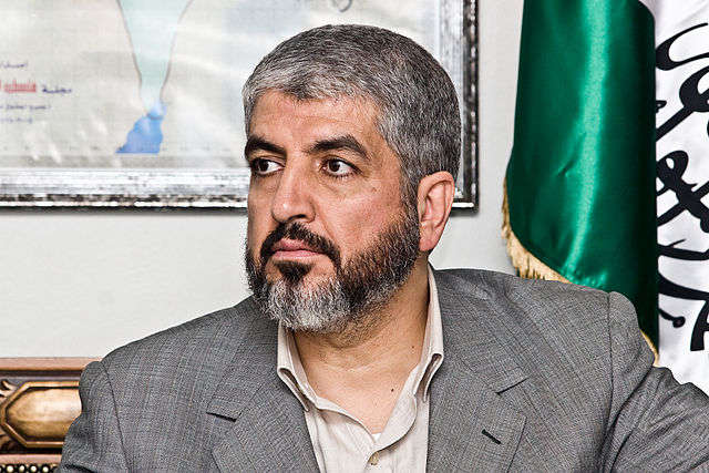 Hamas leader, Khaled Meshaal.