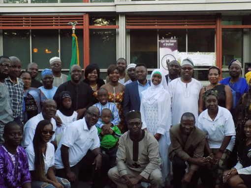A cross section of Nigerians in the U.S. during the 57th independence anniversary at the Nigerian Embassy in Washington, D.C.