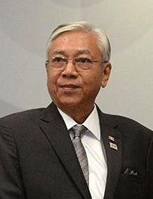 President Htin Kyaw of Myanmar