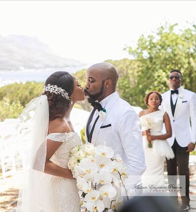 Banky W and Adesua Etomi’s wedding in Cape Town, South Africa, Nov 25, 2017.