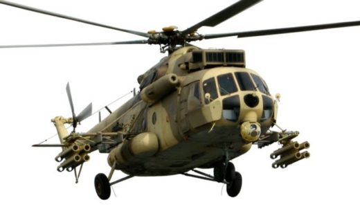 Mi-17 attack helicopter