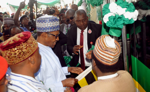 President Buhari inaugurates 10-train coaches in Kaduna