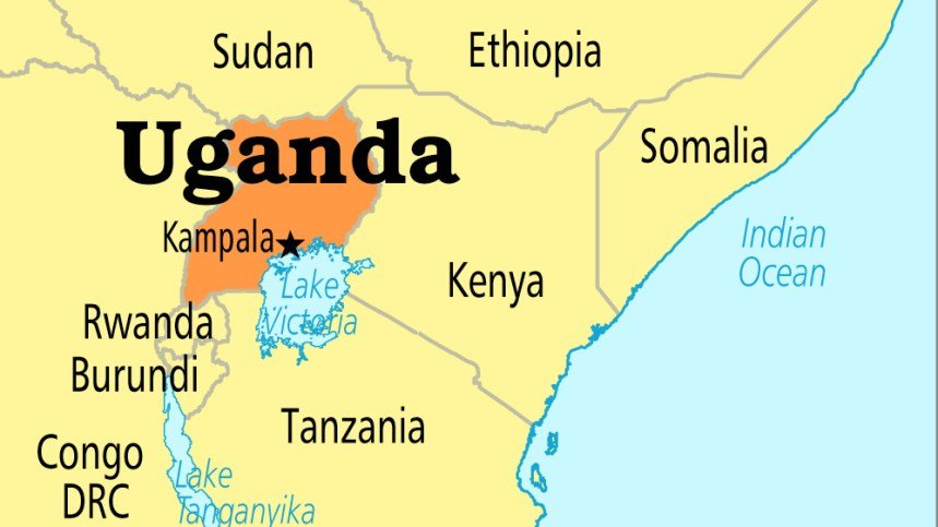 Uganda-map