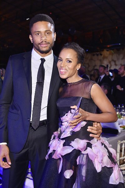 American actress Kerry Washington and Hubby, Nigerian-born Nnamdi Asomugha