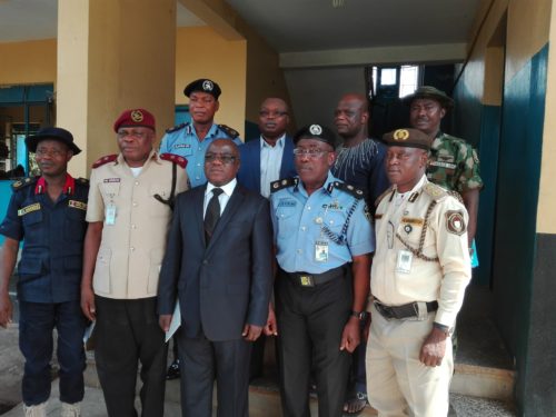 CP Babatunde Kokumo and other security chiefs