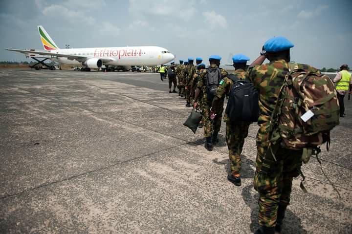 Nigerian peacekeepers bid Liberia farewell after 5 years
