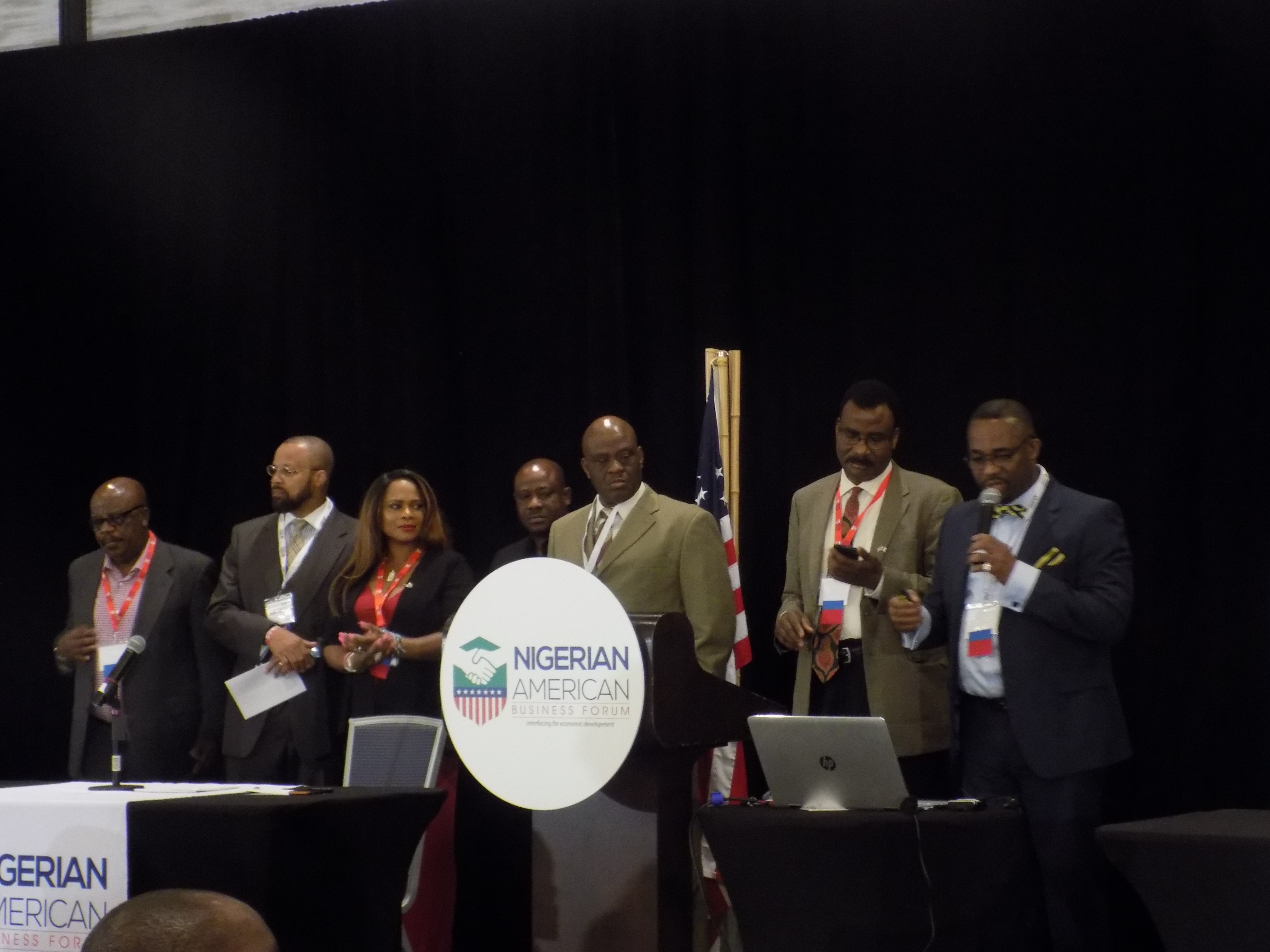 Some members of the Infrastructure and Technology work group constituted by the Nigerian-American Business Forum to find solutions to the infrastructure challenge in Nigeria
