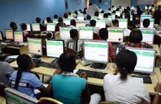 A typical Computer-Based Test (CBT) centre for the Unified Tertiary and Matriculation Examination (UTME) scheduled to begin on Friday, March 9 nationwide.
