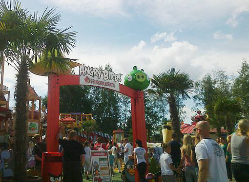 Angry Birds, a mobile phone game developed in Finland, has become a commercial hit both domestically and internationally.