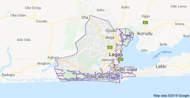 Lagos Map