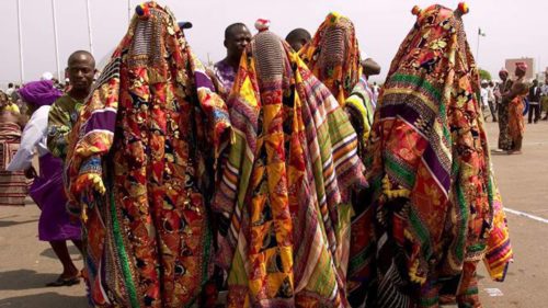 Masquerades-invades-church-in-Ondo