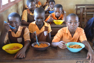 Children benefiting from Home Growth School Feeding Programme of the Buhari administration