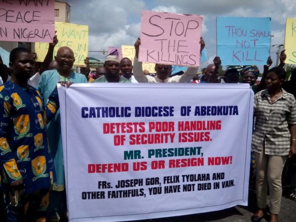 Catholic faithful in Abeokuta