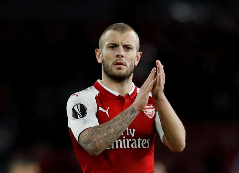 FILE PHOTO: Former Arsenal player Jack Wilshere after Europa League match against Atletico Madrid in London, Britain – April 26, 2018