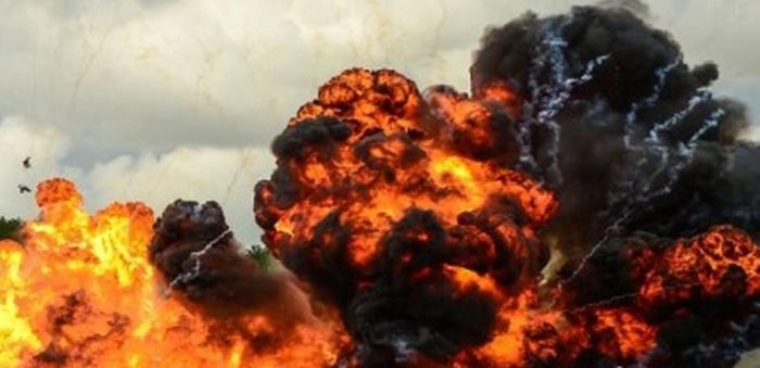 Pipeline explosion