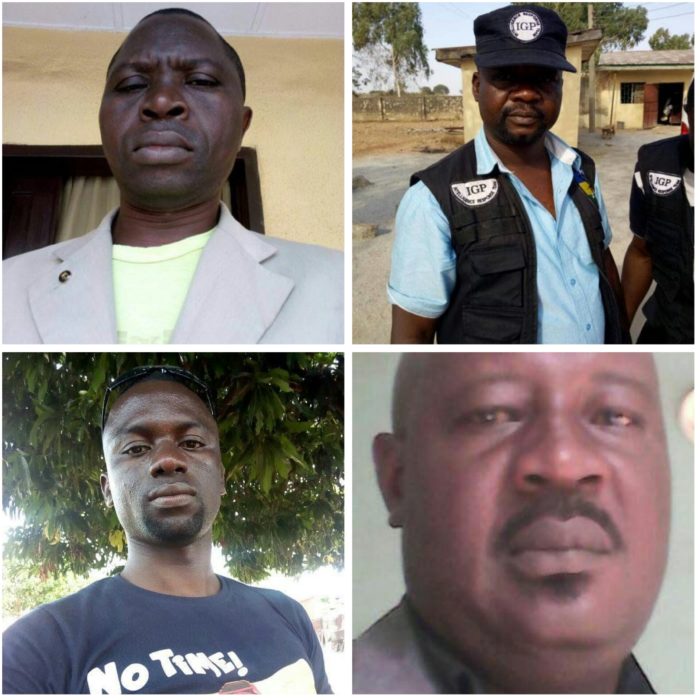 The officers killed by the kidnappers