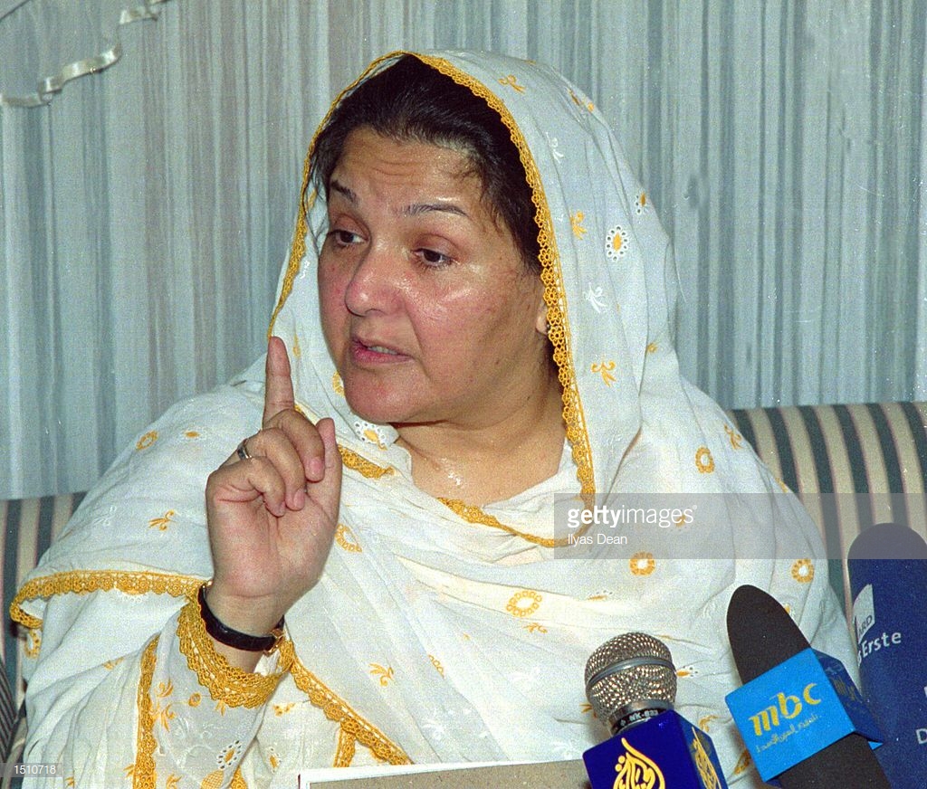 Wife of Pakistan’s jailed prime minister Nawaz Sharif Kulsoom Nawaz Sharif