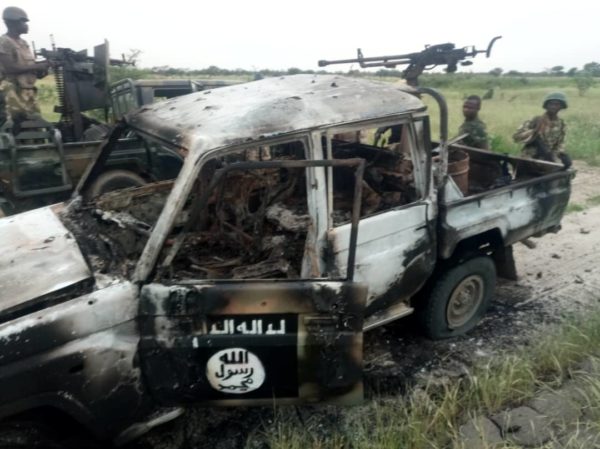 One-of-the-vehicles-of-Boko-Haram-destroyed-during-the-fighting–e1536881412905