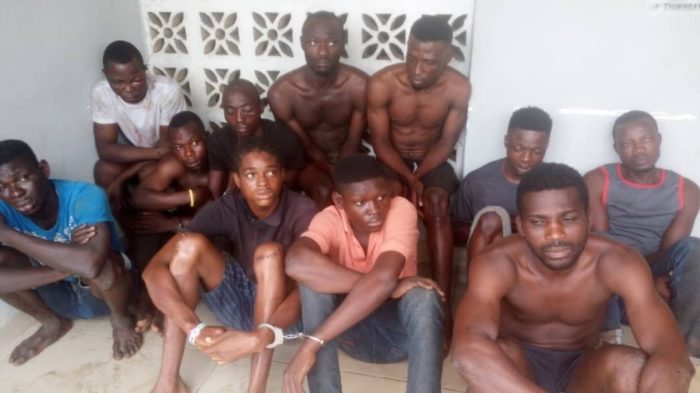 the 11 suspects arrested