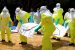 File photo: Ebola workers in action at DRC