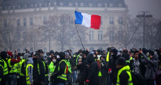 french protesters