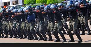 Combat ready Nigeria Police officers