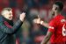 Solskjaer and Paul Pogba